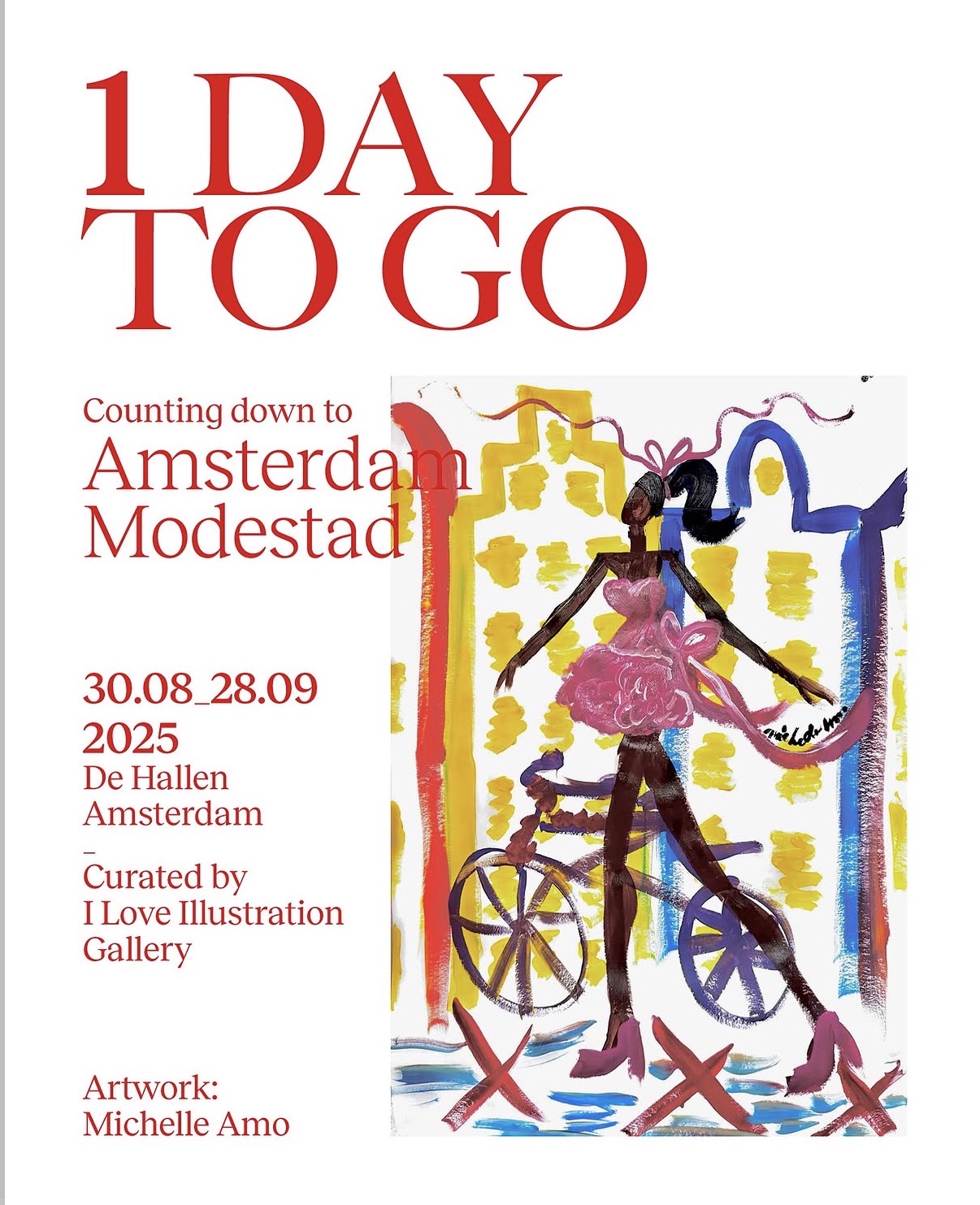 Amsterdam Modestad exhibition poster
